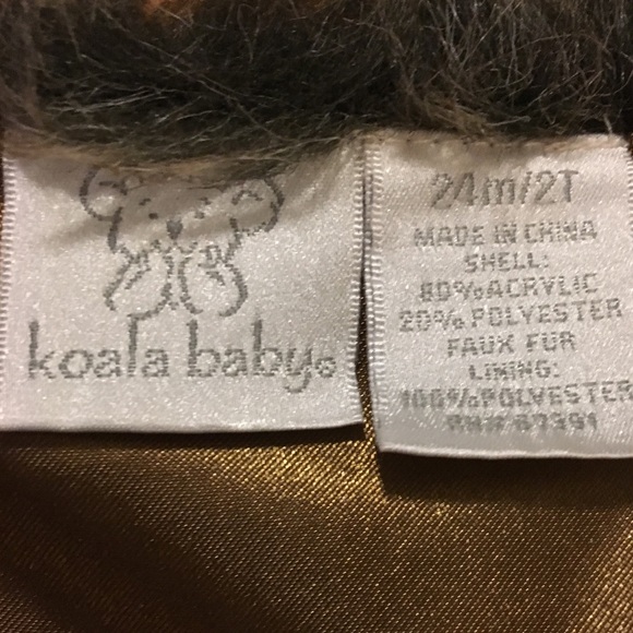 NWOT • Sassy Faux Fur Brown Vest w/ Satin Tie - Picture 4 of 4